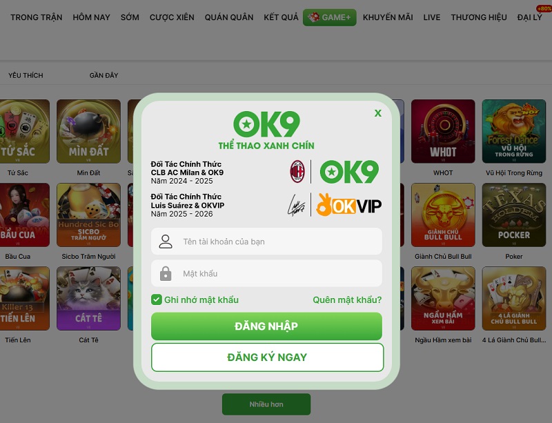 Hướng Dẫn Đăng Nhập OK9 Chi Tiết Từng Bước Cho Người Mới & Cũ